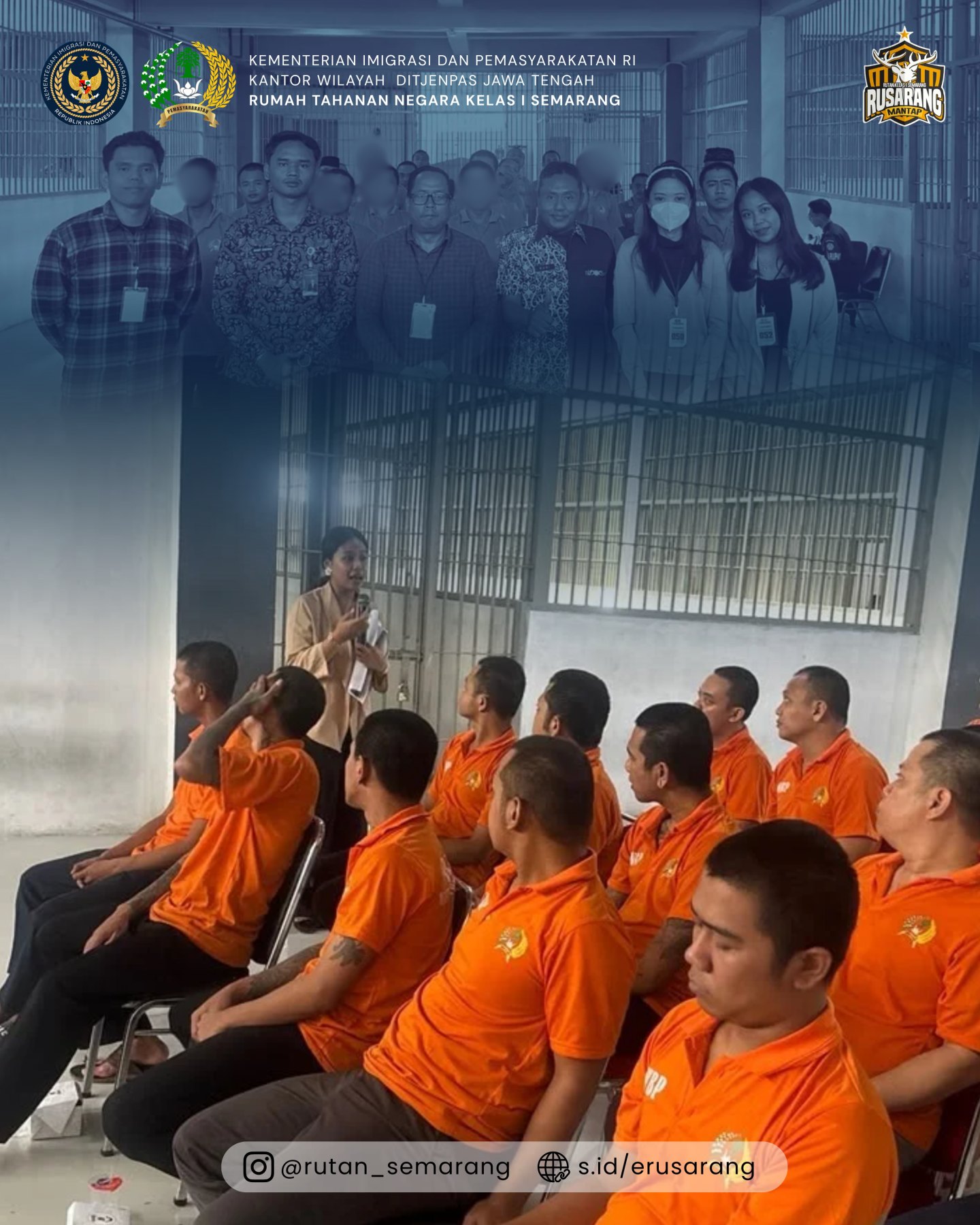 Mengetuk Hati di Balik Jeruji: Rutan Semarang dan LBH Mawar Saron Buka Jalan Harapan Lewat Penyuluhan Hukum